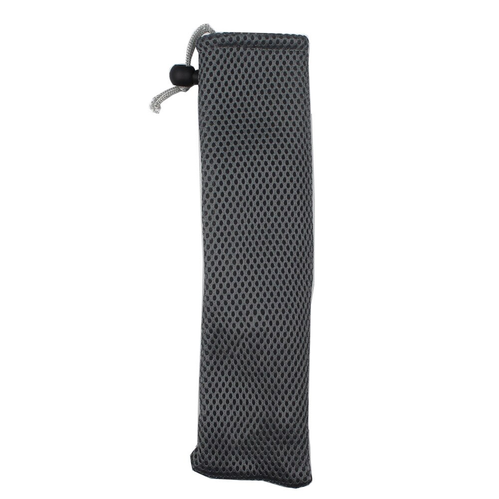 Reusable Stainless Steel Straws with Aluminum Keychain Case Cleaning Brush Collapsible Telescopic Portable Drinking Straws: Grey