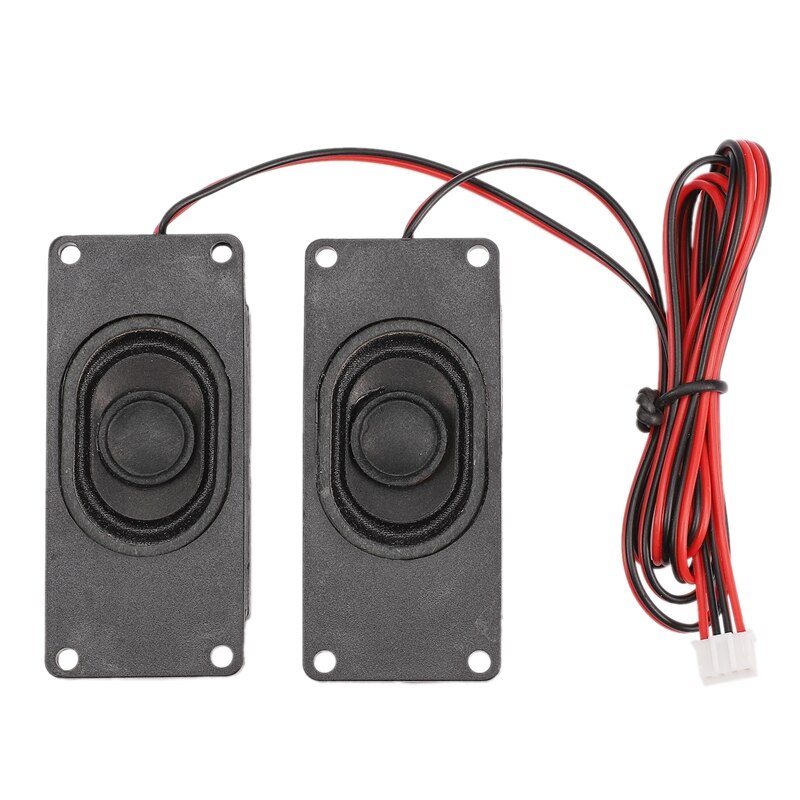 4 Ohm 3W LCD Panel Speaker Amplifier Audio Frequency Output for V59/56/59 3463A SKR.03 - Black (30mm x 70mm) 1 Pair