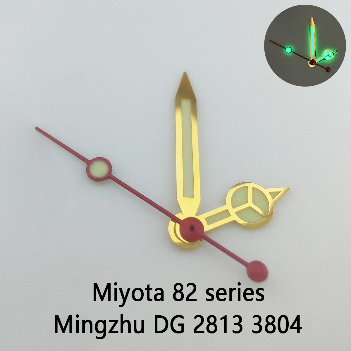 Uhr Zeiger grün leuchtende passen Miyota 8205 8215 821A Mingzhu DG 2813 3804 NH35 NH36 und 2836 2824 bewegung uhr hände