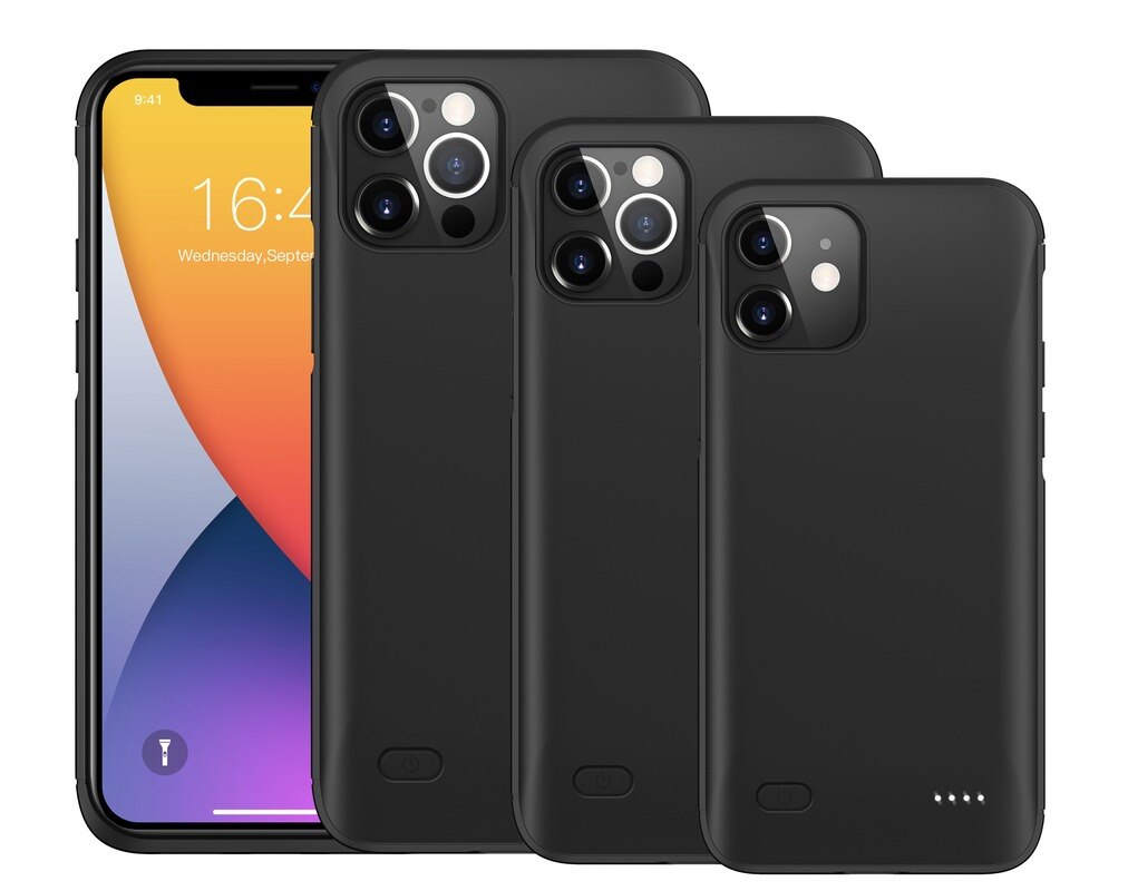 10000mah Power Case For iPhone 12 Pro Max Battery Case Power Bank Charging Cover For iPhone 12 Mini Slim Battery Charger Case