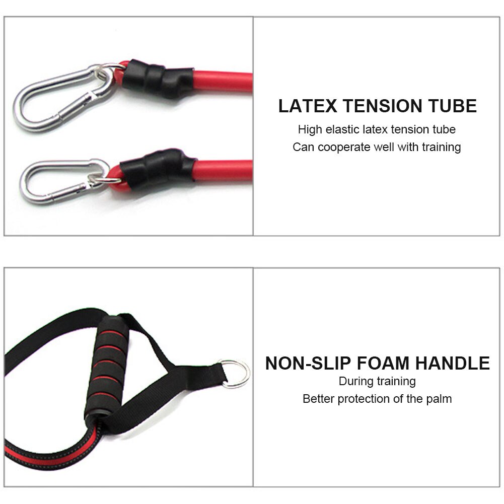 Equipo mejorado de barra de Pilates/Yoga/entrenamiento, con línea de Hipsline ajustable, estiramiento muscular, EVA, antideslizante, banda de resistencia de alta elasticidad