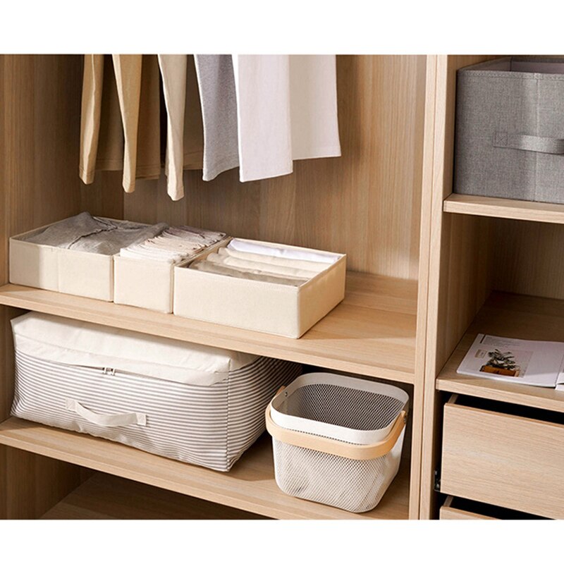 Kreative Haushalt Kleidung Schublade Kasten Unterwäsche Sortierung Speicher Kleiderschrank OrganizerHousehold Lagerung Schublade Teiler