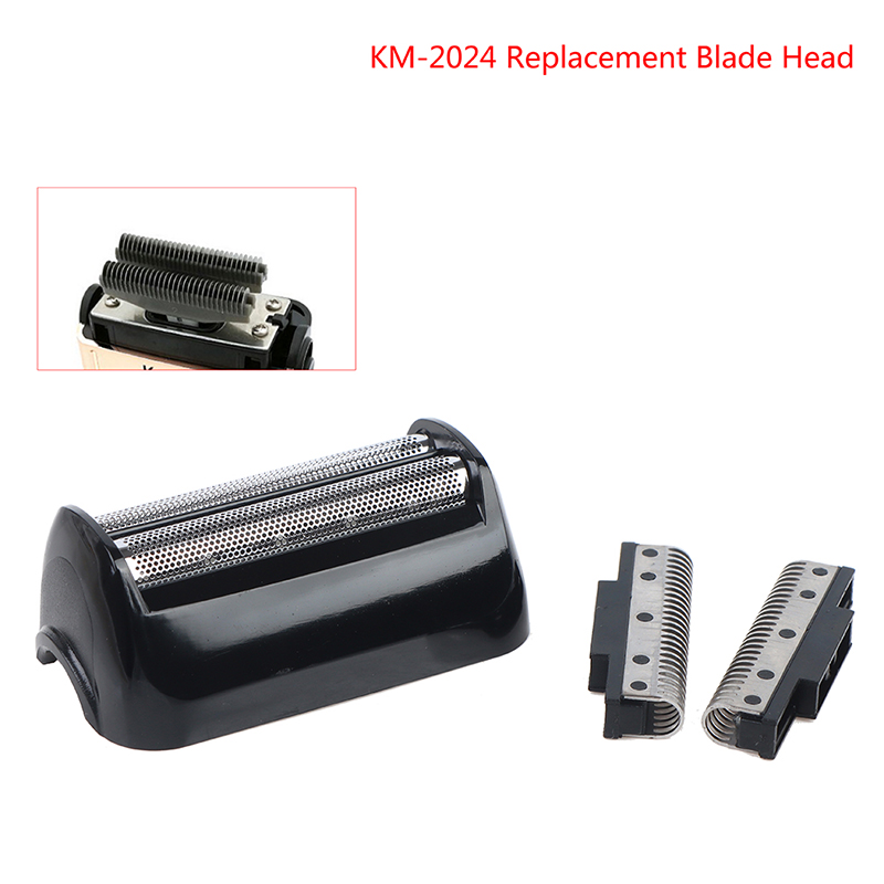 1Set Elektrische Rasierer KM-2024 Rasiermesser Mesh Klinge Netto Original Ersatz Rasierklinge Rasierer Kopf Für Herren Bart Rasieren Teile