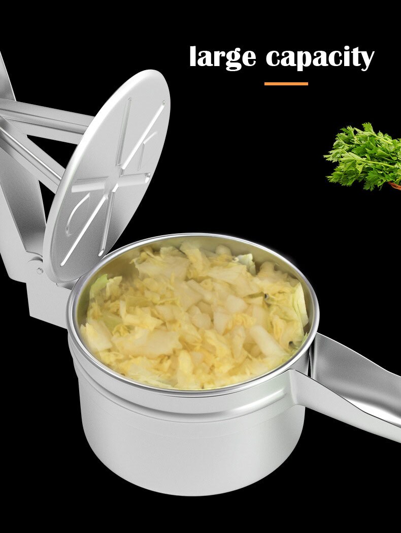 Küche edelstahl wasser quetschen gerät, gemüse quetschen gerät, multifunktionale knödel füllung dörr, entsafter,
