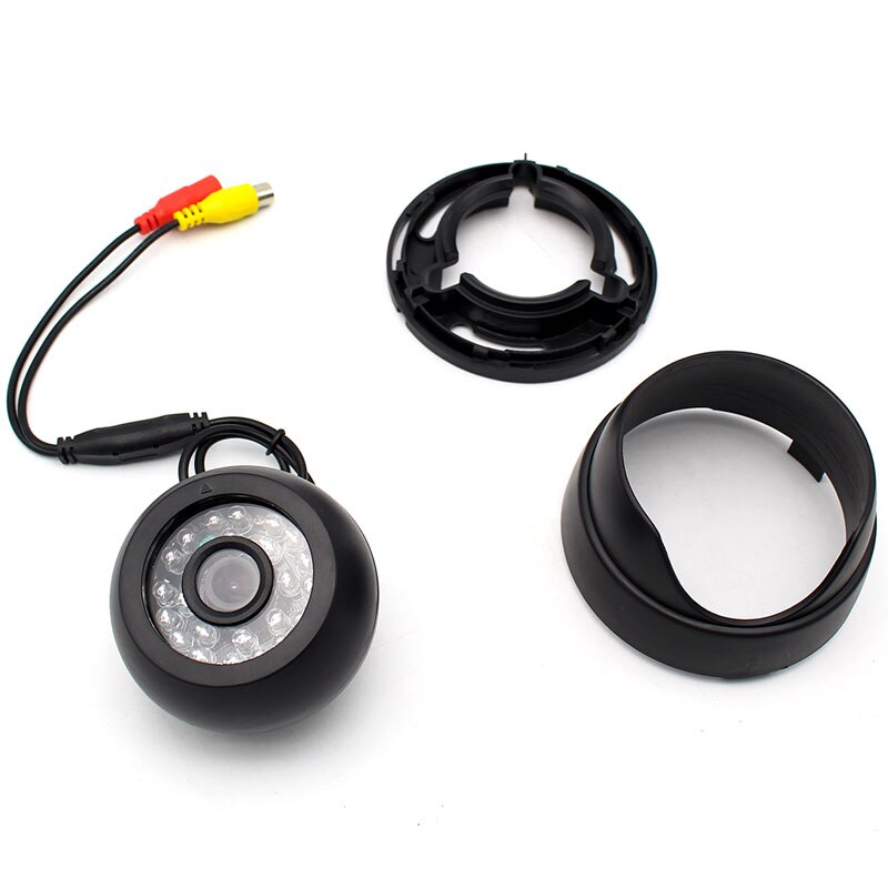 DC12~24V Car Video CCTV Camera, IR Night vision COMS Camera For Car Closed Circuit Television Parking Monitor For Bus Truck