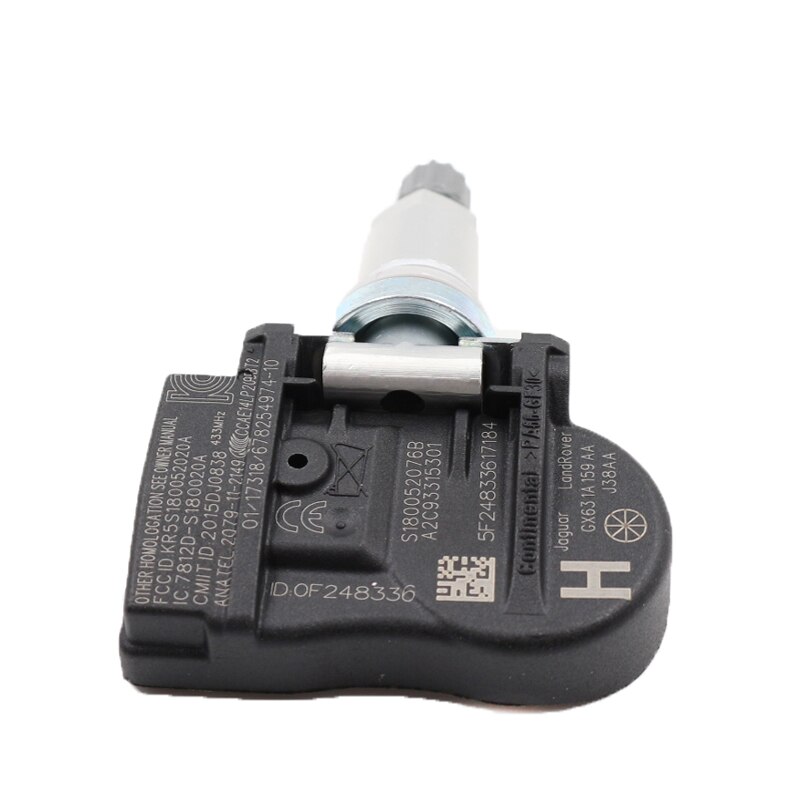 GX631A159AA 4 Stck TPMS Reifendruck Sensor 433MHz Für Land Rover Jaguar 433MHZ GX631A159AA GX631-A159AA J38AA LR070840