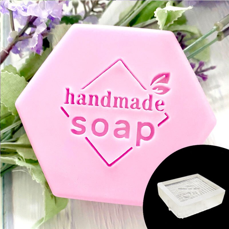 Plants HANDMADE SOAP Series Soap Stamp For Soap Making Stamp DIY Handmade Crafts Transparent Resin Seal
