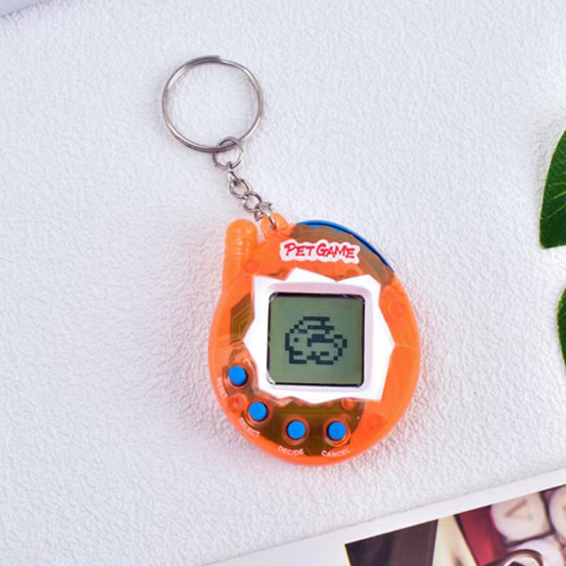 1 st elektroniska husdjur 90s nostalgiska 168 husdjur i ett virtuella cyber digitala husdjursleksaker roliga leksaker: Blå