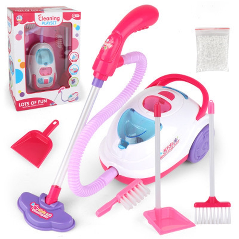Kinderen Mini Stofzuiger Simulatie Opladen Huishoudelijk Dust Catcher Educatief Meubels Speelgoed Speelhuis Cleaning Tools Set