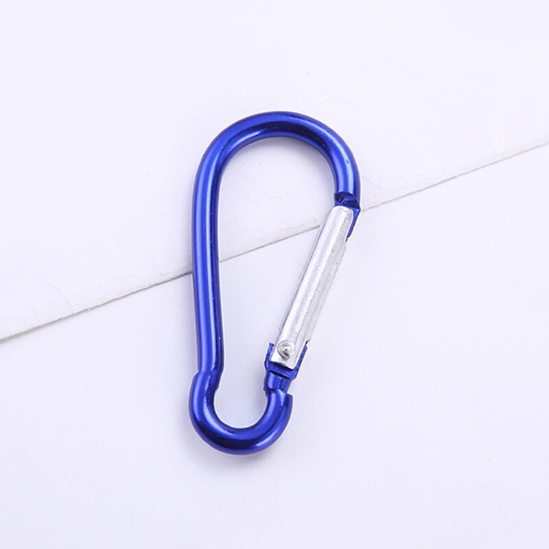 Lot de 10 mousquetons en aluminium multicolores pour le Camping et la randonnée, lot de 10 pièces mousqueton pour sac, petit mousqueton escalade boutons d&#39;escalade, crochet de sécurité,crochet