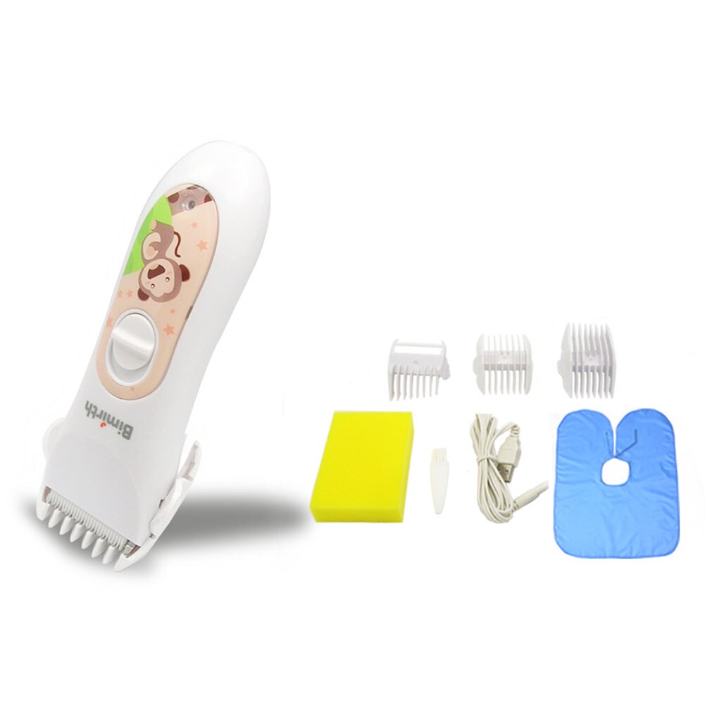 Electric Hair Clipper Waterproof USB Rechargeable Hair Razor Hair Cutter for Baby YH-17