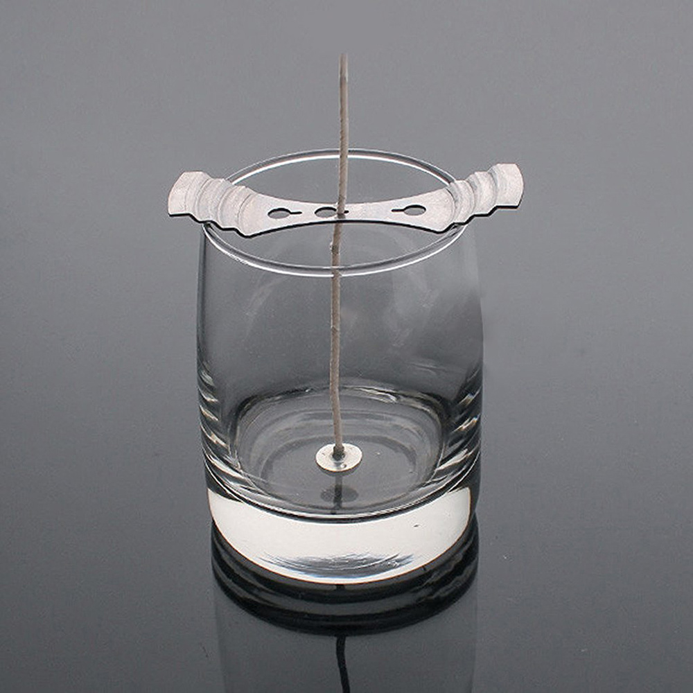 12 Pcs Candle Wick Centering Device Metal Candle Wick Holder for Candle Making