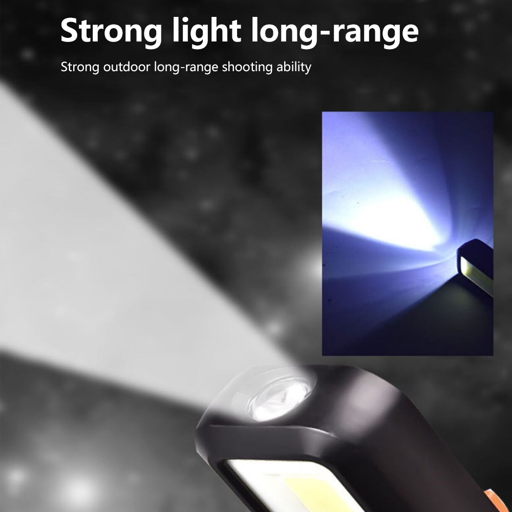 LED-Arbeitsleuchte mit Magnet, Wartungsbeleuchtung, Taschenlampe, Auto, Garage, Mechaniker, Lampe, Aufladen, COB, Auto-Wartungsleuchte mit Haken