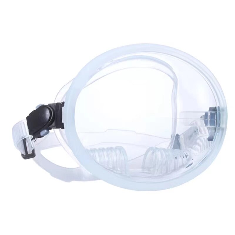 TaoBo Snorkeling Mask Snorkel Tube Set Diving Mask Underwater Scuba Swimming Glasses HD Non-polarized Diving Goggles Swimming: Transparent