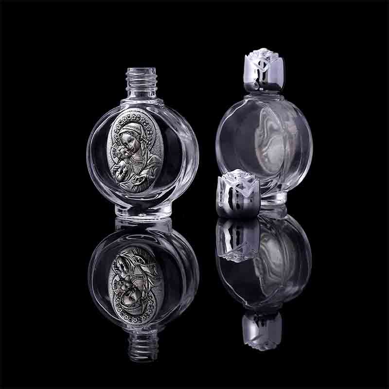 15 Soorten Heilige Water Jezus Fles Religieuze Kruis Fles Christian Virgin Sculptuur Fles, Heilige Water Fles: GOLD / 65-42mm5
