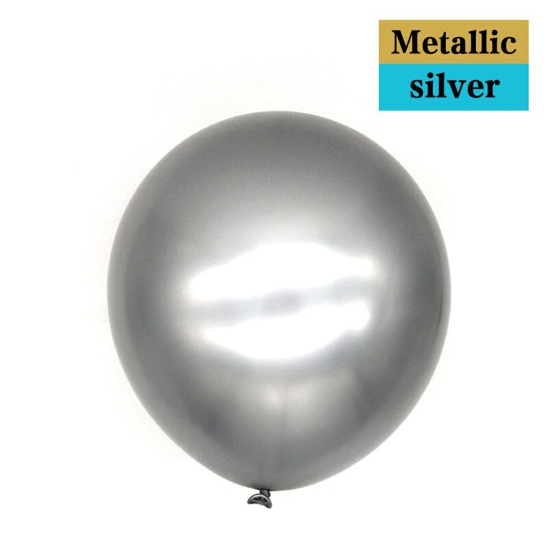 12" Latex Crystal Assorted Colour Balloons, Pack of 50
