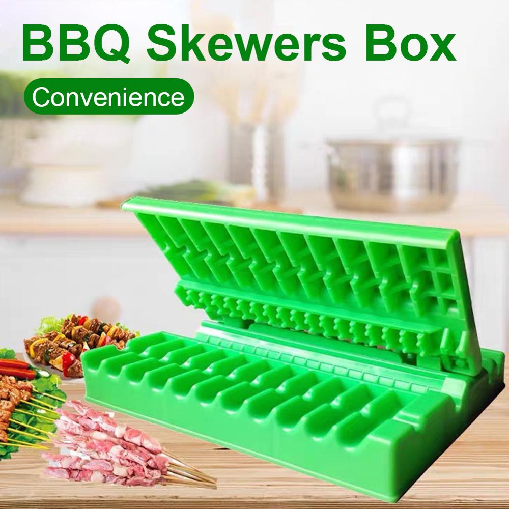 Box-maskin spett kebab-maker grill grill grönsakssnöre kök-tillbehör nötkött