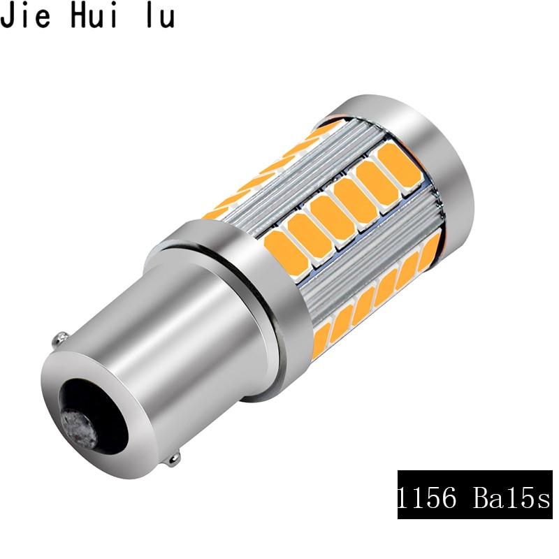 1156 1157 P21/5 W BAY15D Super lumineux 33 SMD 5630 5730 frein à LED feux antibrouillard 21/5w voiture feux diurnes arrêt ampoules 12V