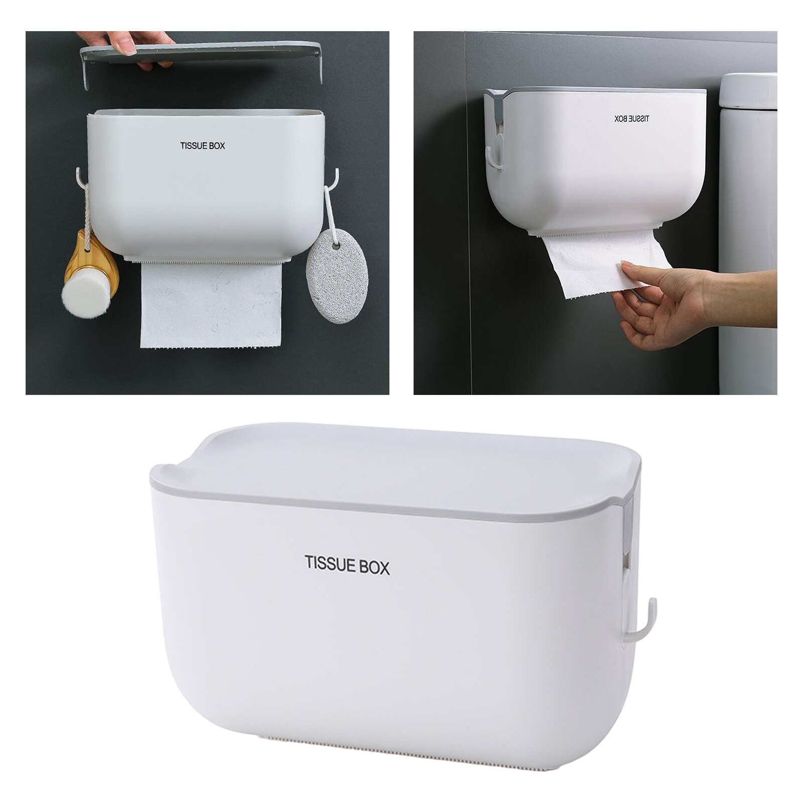 TURS 3-Delige Badkamer Accessoire Set Roestvrij Staal Toilet Papier Houder Handdoek Bar/Houder Robe Haak Muur Mount, Gepolijste Afwerking, Q7010P