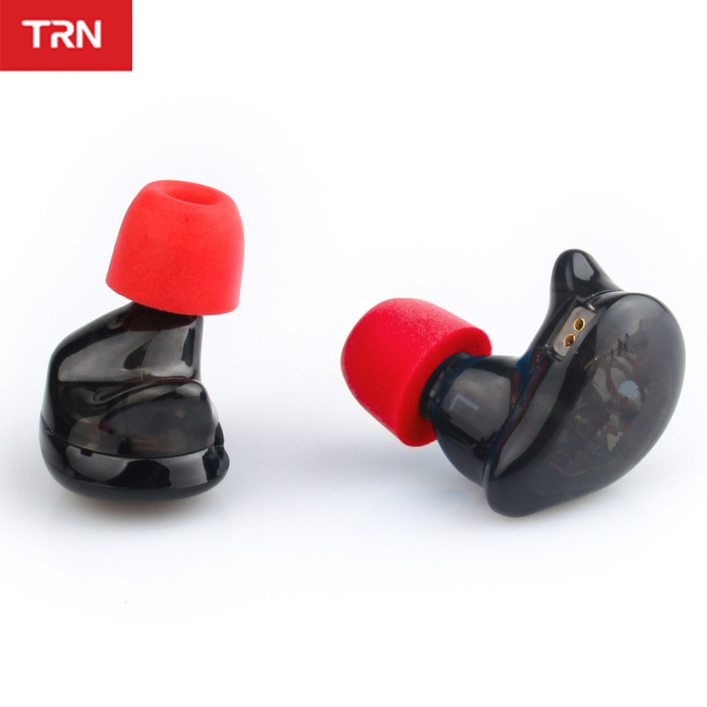 TRN 1Pairs (2pcs) Bawełniane nauszniki z pamięcią słuchawek Chronic rebound zatyczki do uszu gąbka Memory Earphone earmuff v90 MT1 vx pro TA2