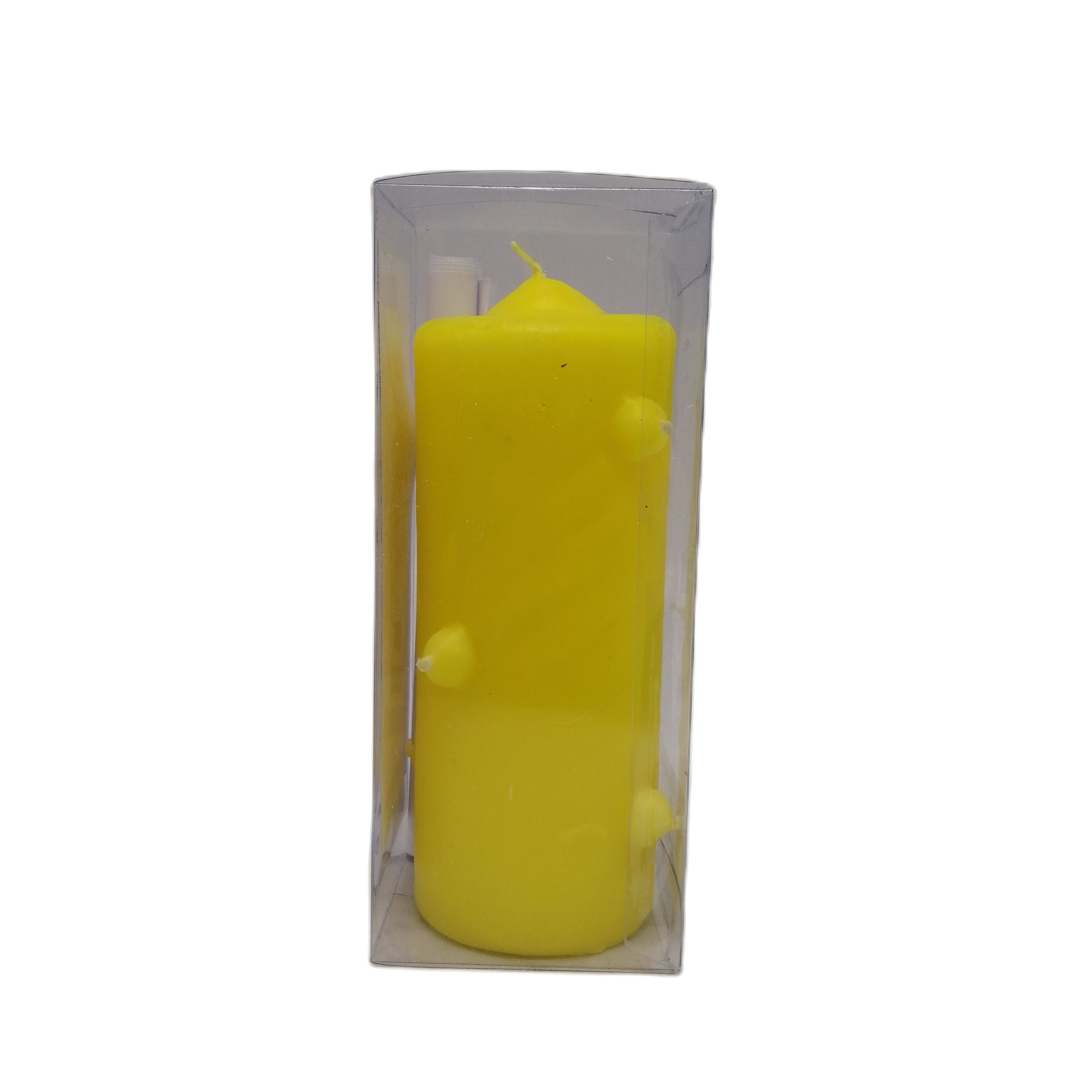 Velon 7 Mechas Tumba Trabajos 14CM DE Altura Totaalmente Ritualizado Quemador Para Eliminar Malas Energias Tetragrammaton Producto Artesanal Instrucciones en el interior Hecho con Parafinas