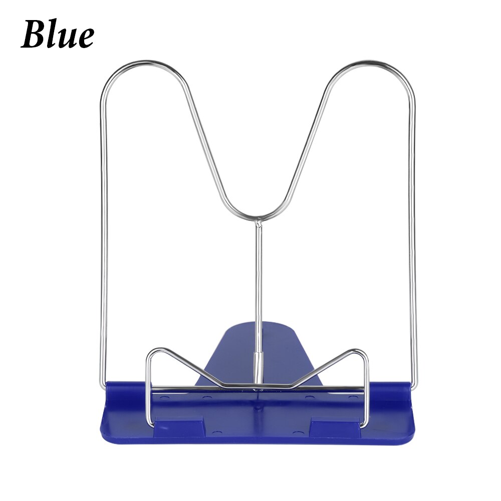 1pc Portable Foldable Reading Adjustable Angle Reading Book Stand Document Holder Bookends Book Organizer