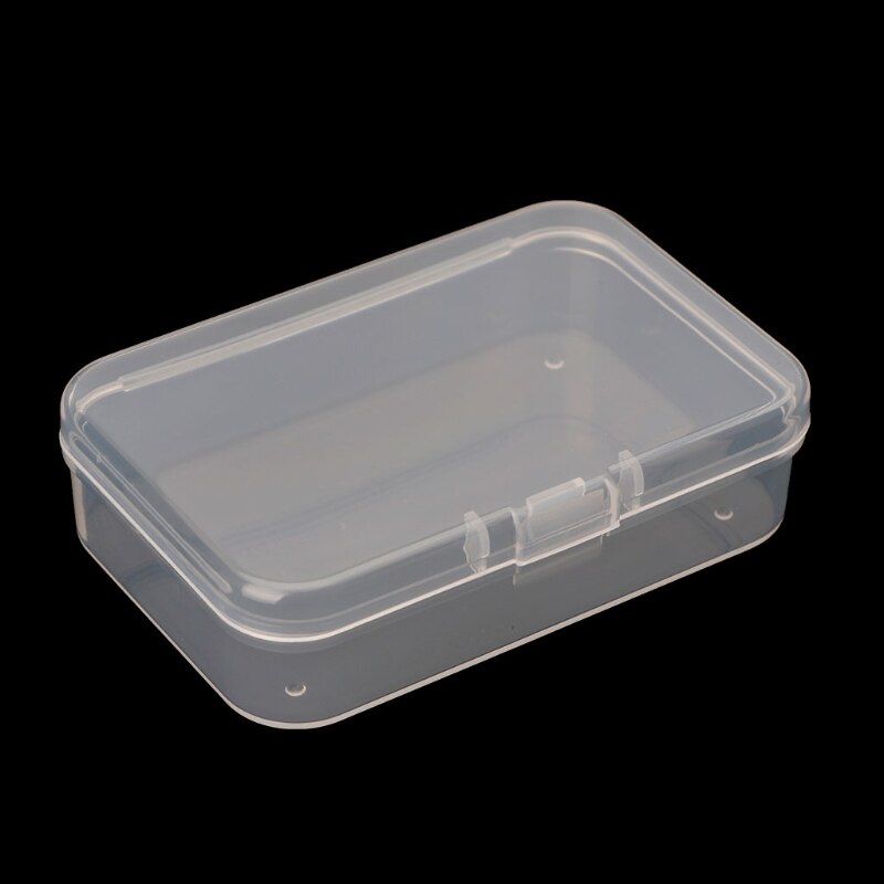 Small Transparent Plastic Storage Boxs Clear Square Multipurpose Display Case: C720