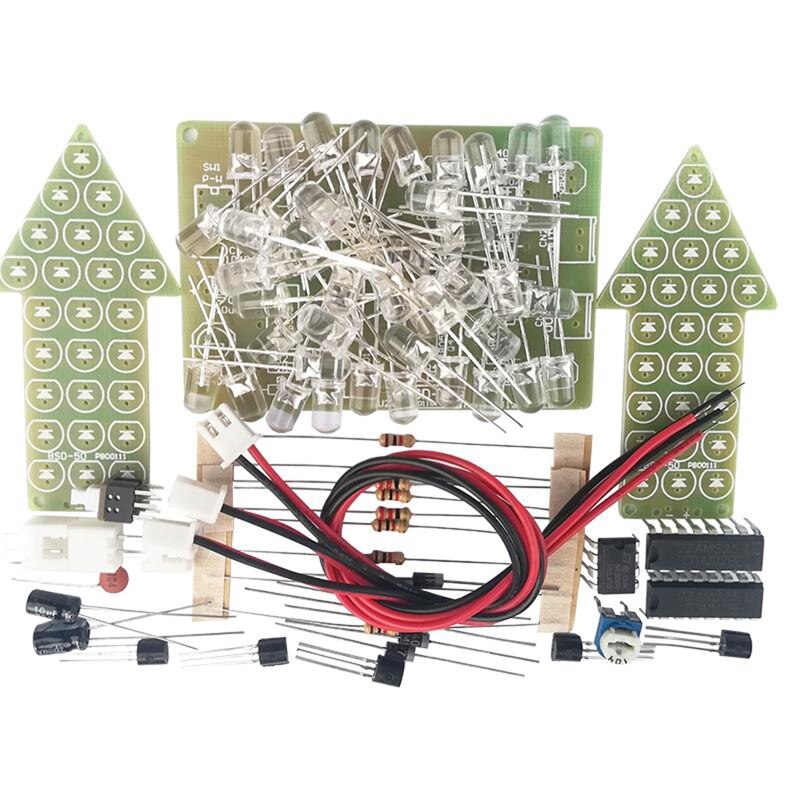 DIY Kit Red Blue Dual-Color Flashing Light LED Flashing Display Module Analog