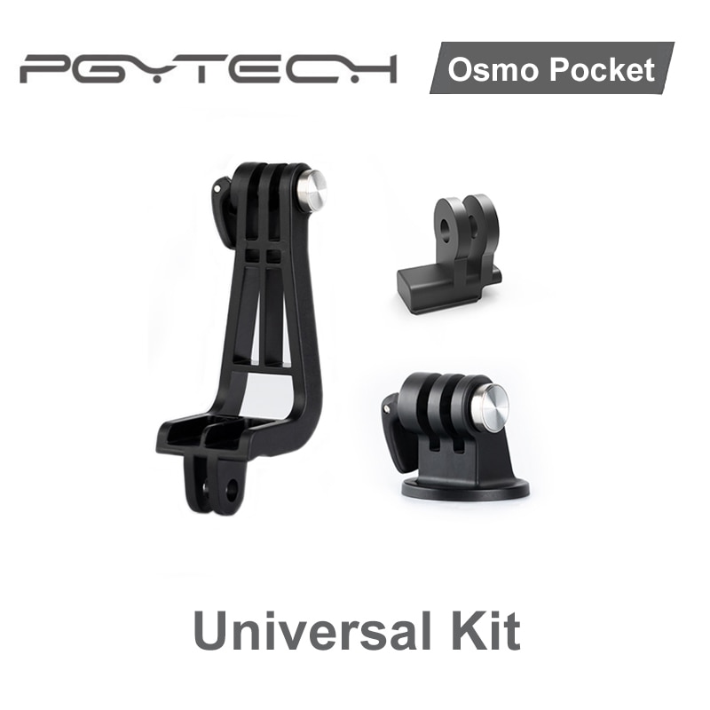 PGYTECH Dji Osmo Pocket Universal Mount Kit Aluminum Camera L Bracket Mount to Data Port to Universal Mount Accessories