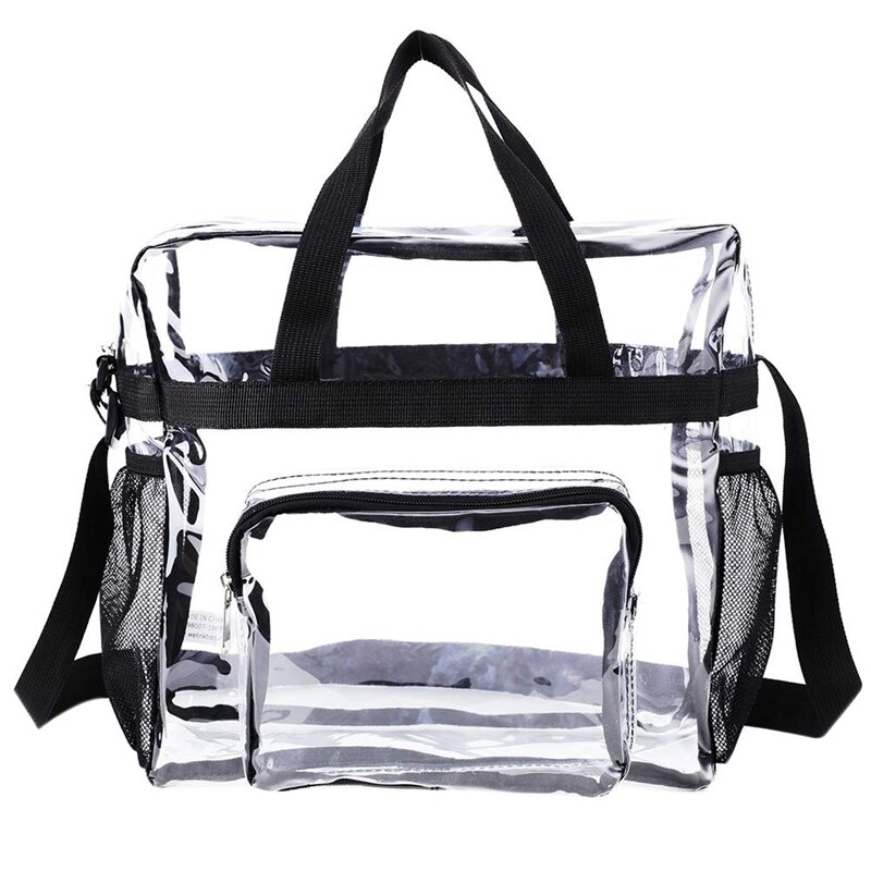 Puimentiua tote rejser og gym klar taske gennemsigtig tote taske til arbejde sportstasker –