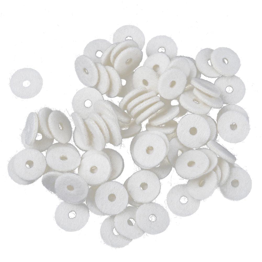 90pcs Piano Accessories Tuning Tools Wool Felt Ring Pad Woollen Washers for Piano Accessories