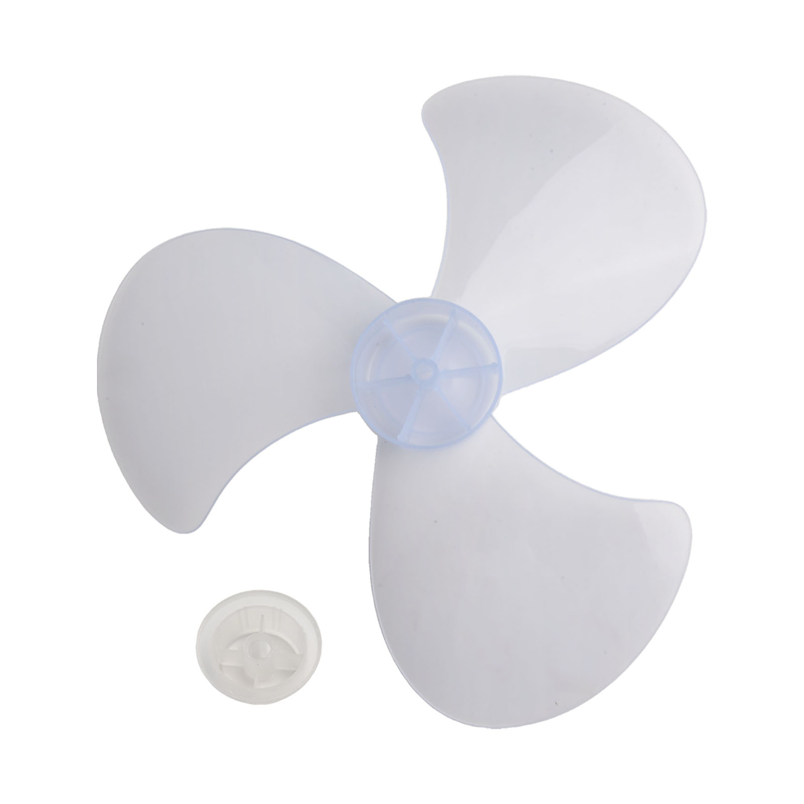 Fan Blade Replacement Three Leaves Fan Blade PP Plastic Material Quiet Operation High Temperature Resistant For Desk Fan
