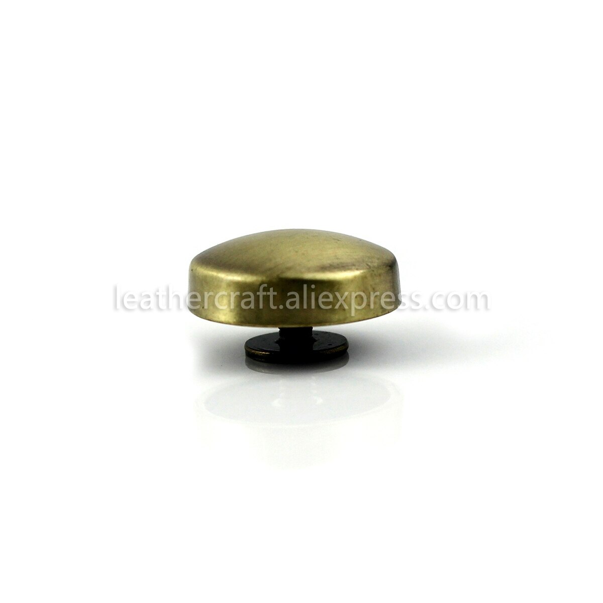 4 Stück Metall-Rundnieten mit Schraubverschluss, Nieten, Nagelbolzen für Kleidungsstücke, Lederhandwerk, Gürteltasche, Geldbörse, Dekoration, Hardware-, 16 mm: Schwarzes Nickel