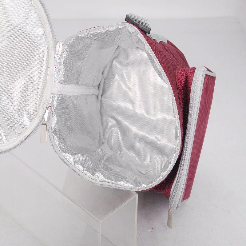6L thermische lunch tas picknick box thermos vat vorm koeltas ice pack blikjes houder voedsel dranken wijn geïsoleerde carrier cool bag