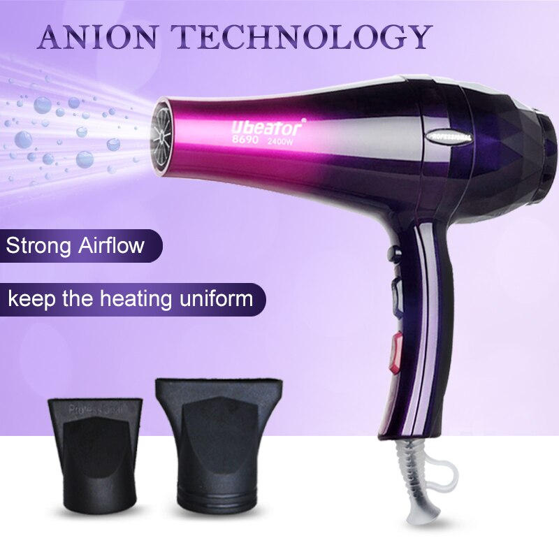 Powerful And Cold Wind Hair Dryer Blow dryer Styling Tools For Salons and household use
