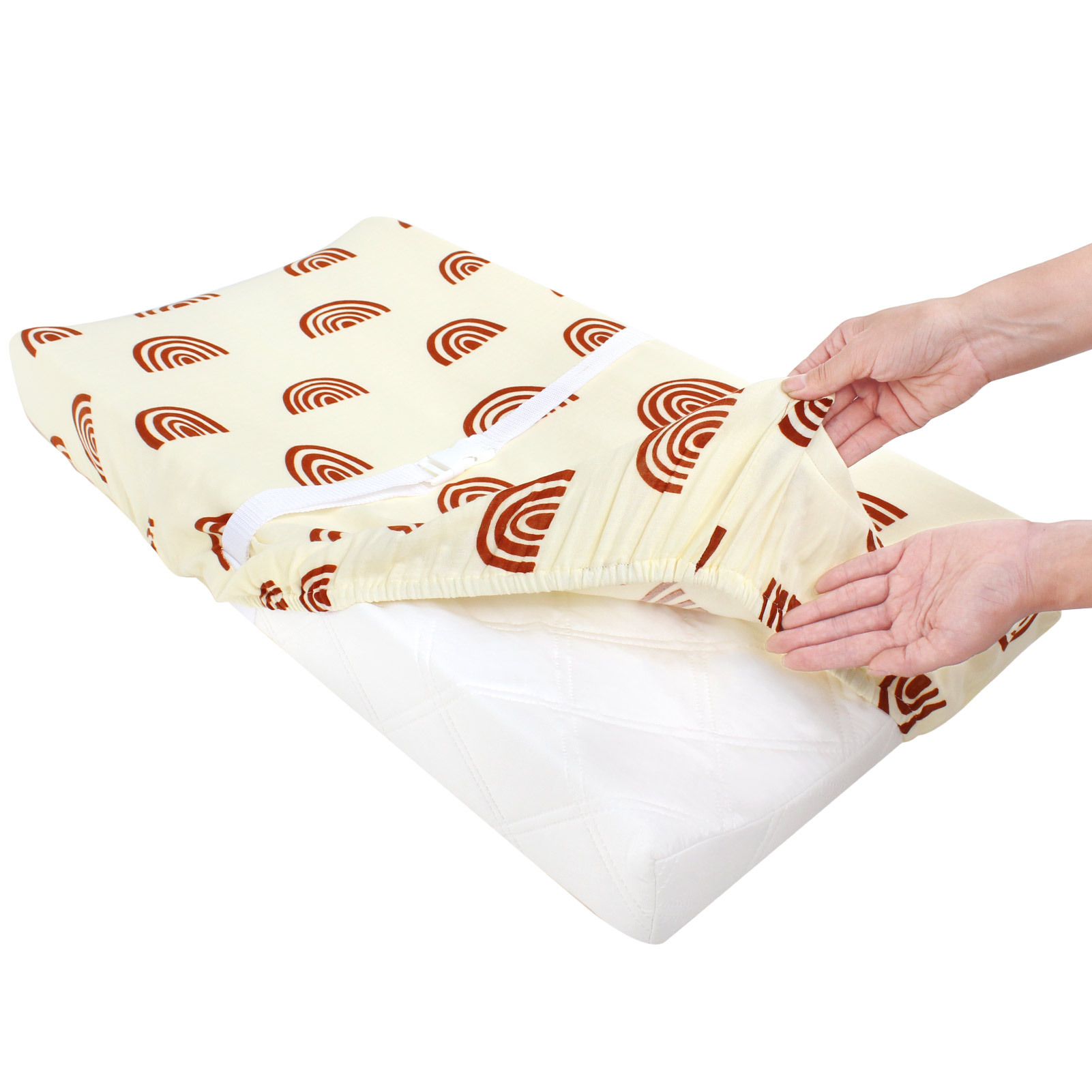 Vauvan hoitoalustan päällinen painatus joustava istuva pinnasänky lakana vauvan taaperosänky lastentarha unisex vaipanvaihtopöytä arkki