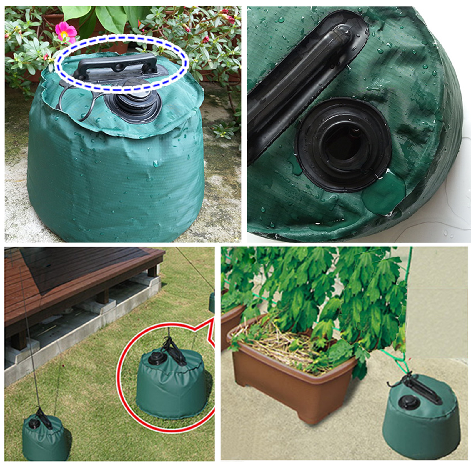 6/10L Baldachin Wasser Gewicht Tasche Zelt Gewicht Taschen Wasserdicht Sandsack Zelt Blume Stehen Sonnensegel Feste Wasser Tasche