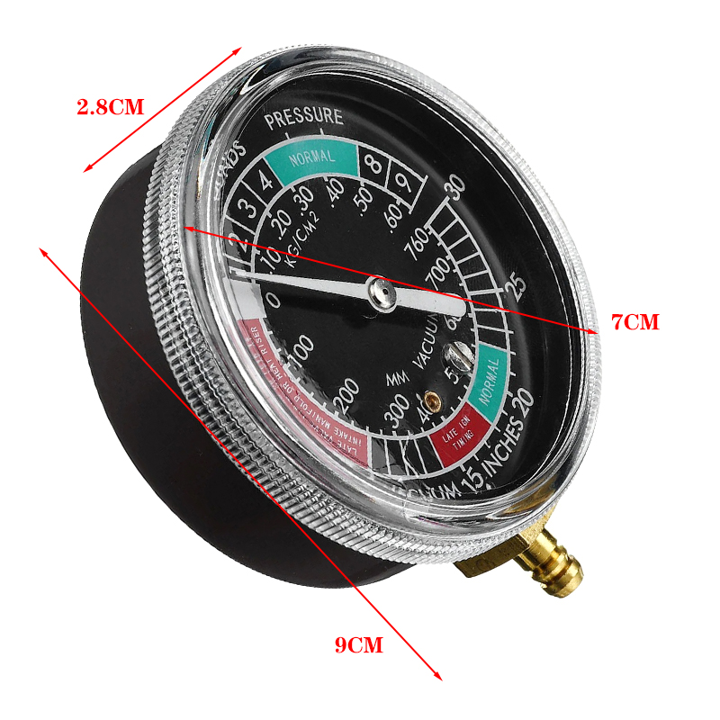 Auto Motorrad Kraftstoff Vakuum Messgerät Vergaser Kohlenhydrate Synchronizer Messgerät Meter Ausgleicher Messgerät Werkzeug Universal-