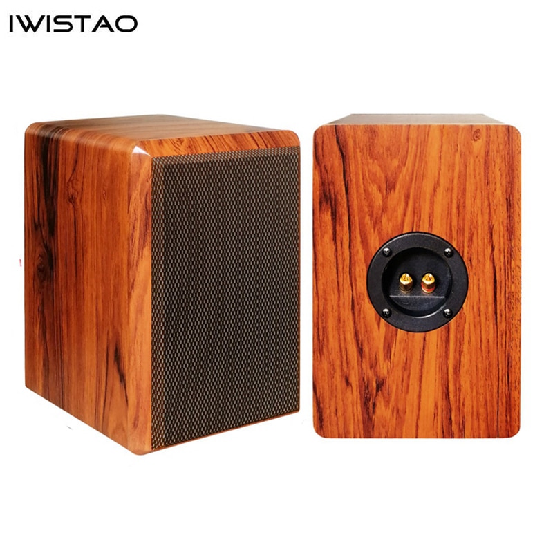 IWISTAO 4 Inch Full Range Speaker Empty Cabinet Passive Speaker Enclosure Wood 15mm High Density MDF Board Volume 7.2L DIY