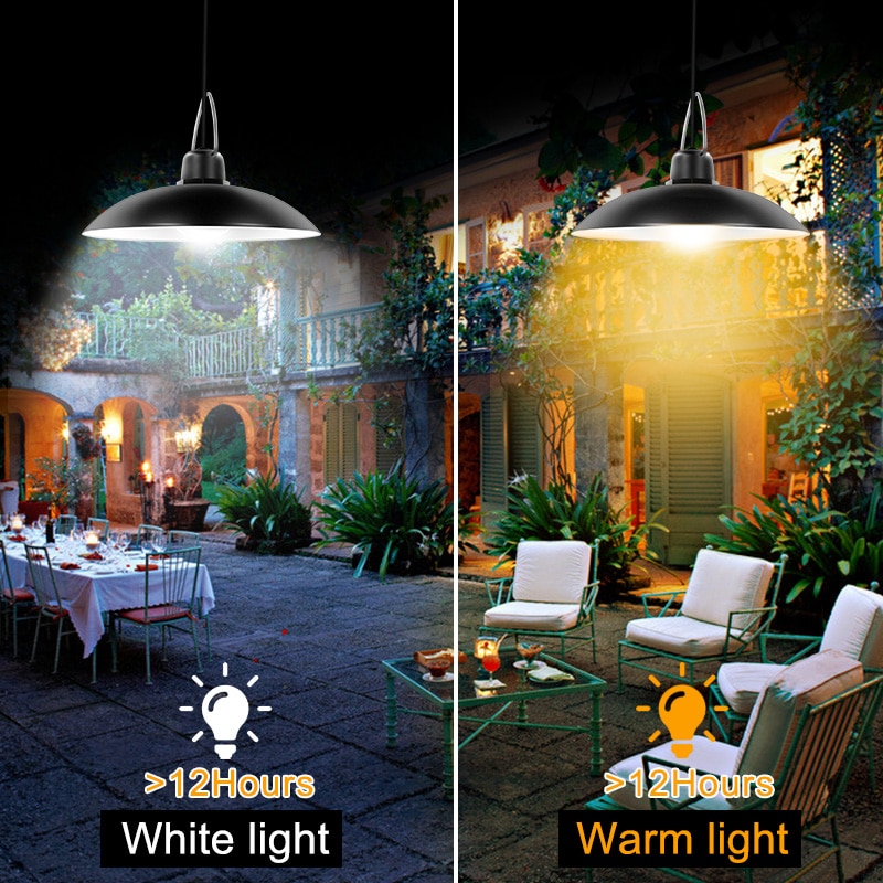 Solar- Schuppen Lichter draussen drinnen 16 LED Solar- Anhänger Licht Lampe Für Camping Wasserdichte Beleuchtung Für Garten Hof Dekoration