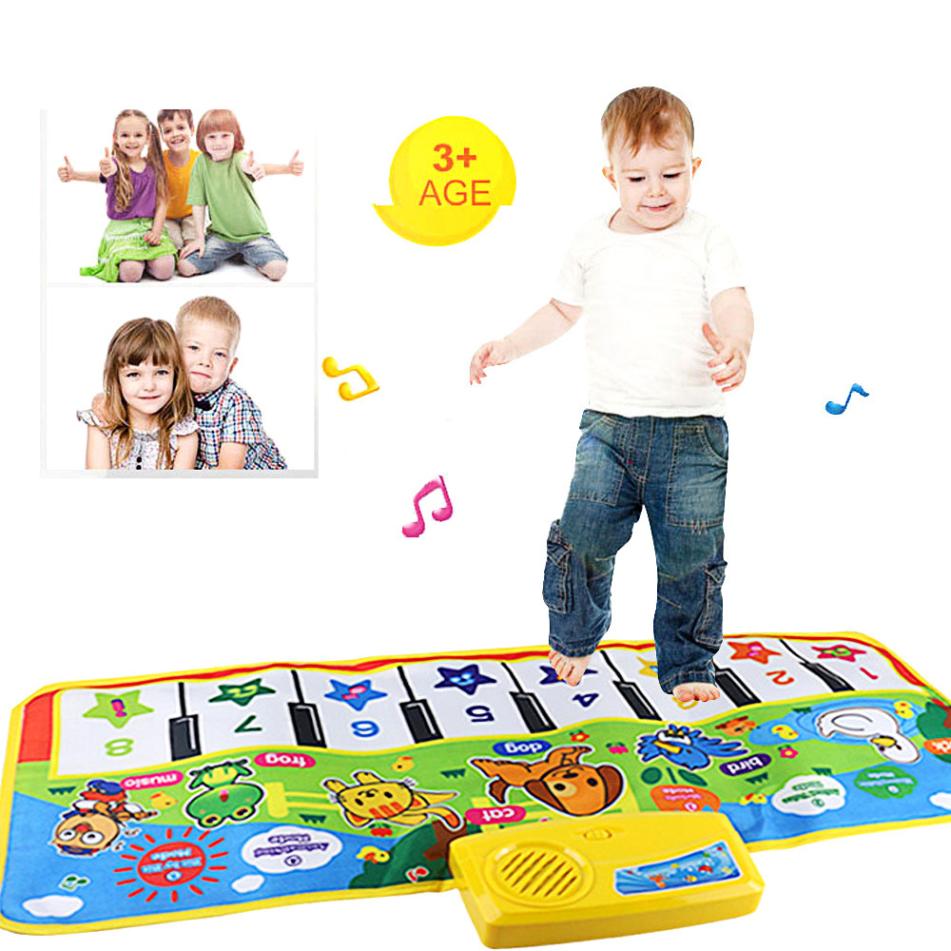 Speel keyboard muziek zingen gym tapijt mat beste kinderen baby kind creativiteit verbeelding onderwijs