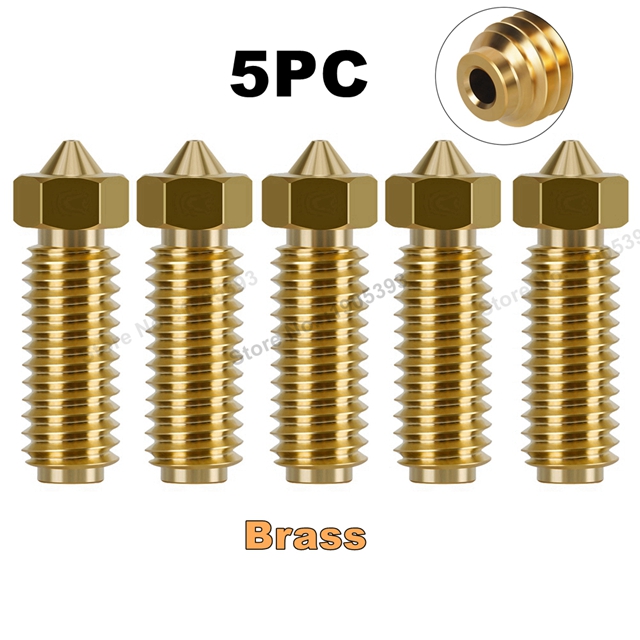 per Anycubic Kobra 3 Ugello Ottone Acciaio Temprato Ugello Stampante 3D per Anycubic Kobra 3 Combo Kobra3, 0.2 0.4 0.6 0.8 1.0mm: 0.4mm / Grigio