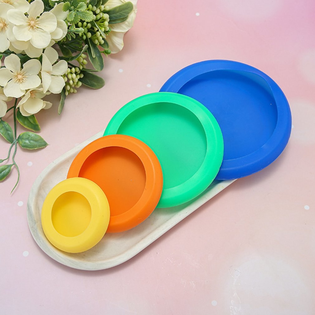 4 Stks/set Silicone Stretch Deksels Herbruikbare Fruit Groente Afdichting Deksels Cover Voor Het Houden Van Voedsel Vaatwasser Magnetron Keuken