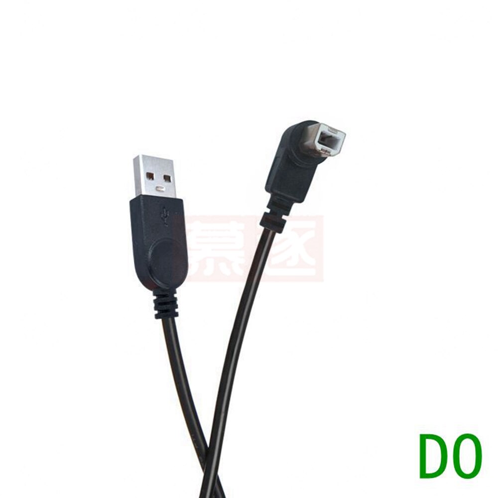 Usb 2.0 a han til usb b han type b bm op&amp;ned&amp;højre &amp; venstre vinkel printer scanner 90 graders kabel 100cm 150cm bm vinklet c: Gør / 1m