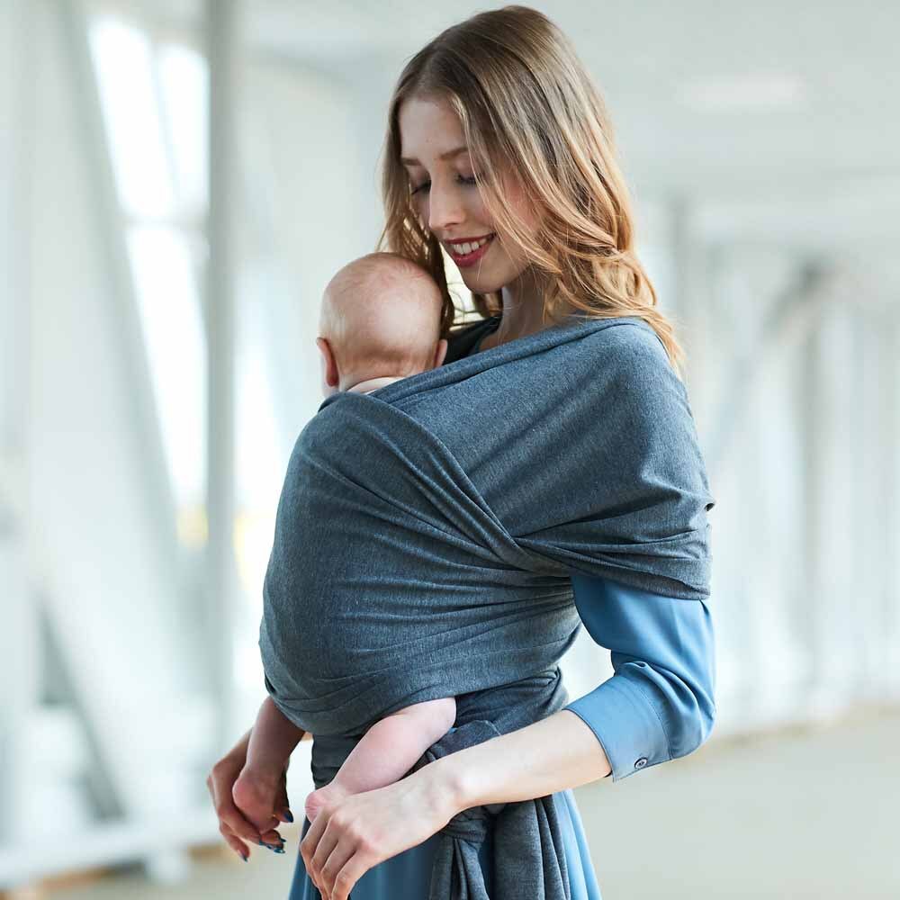 Baby Wrap Carrier,Hands Free Baby Carrier Sling,Lightweight,Breathable,Softness,Perfect for Newborn Infants