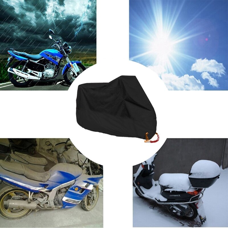 Protetor de chuva para motocicleta, 1 conjunto, à prova d'água, poeira, luz uv, tamanho l/xl/2xl