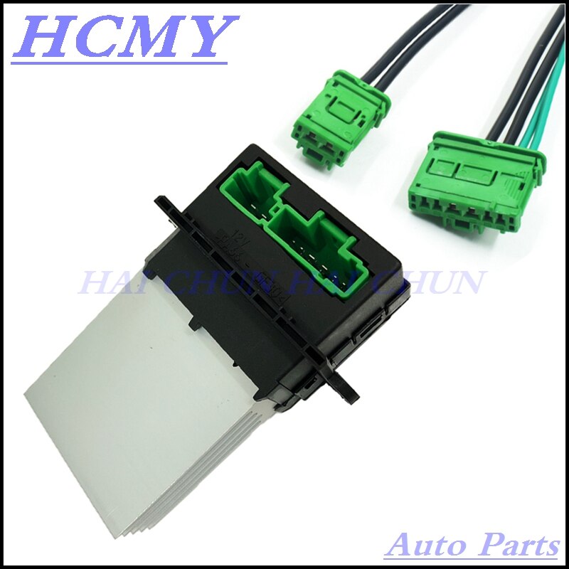 Heater Fan Control Module Resistor plug 6441.L2 7701207718 7701048390 For Renault Citroen C2 C3 C5 Peugeot 406 107 207 607: Resistor and Plug