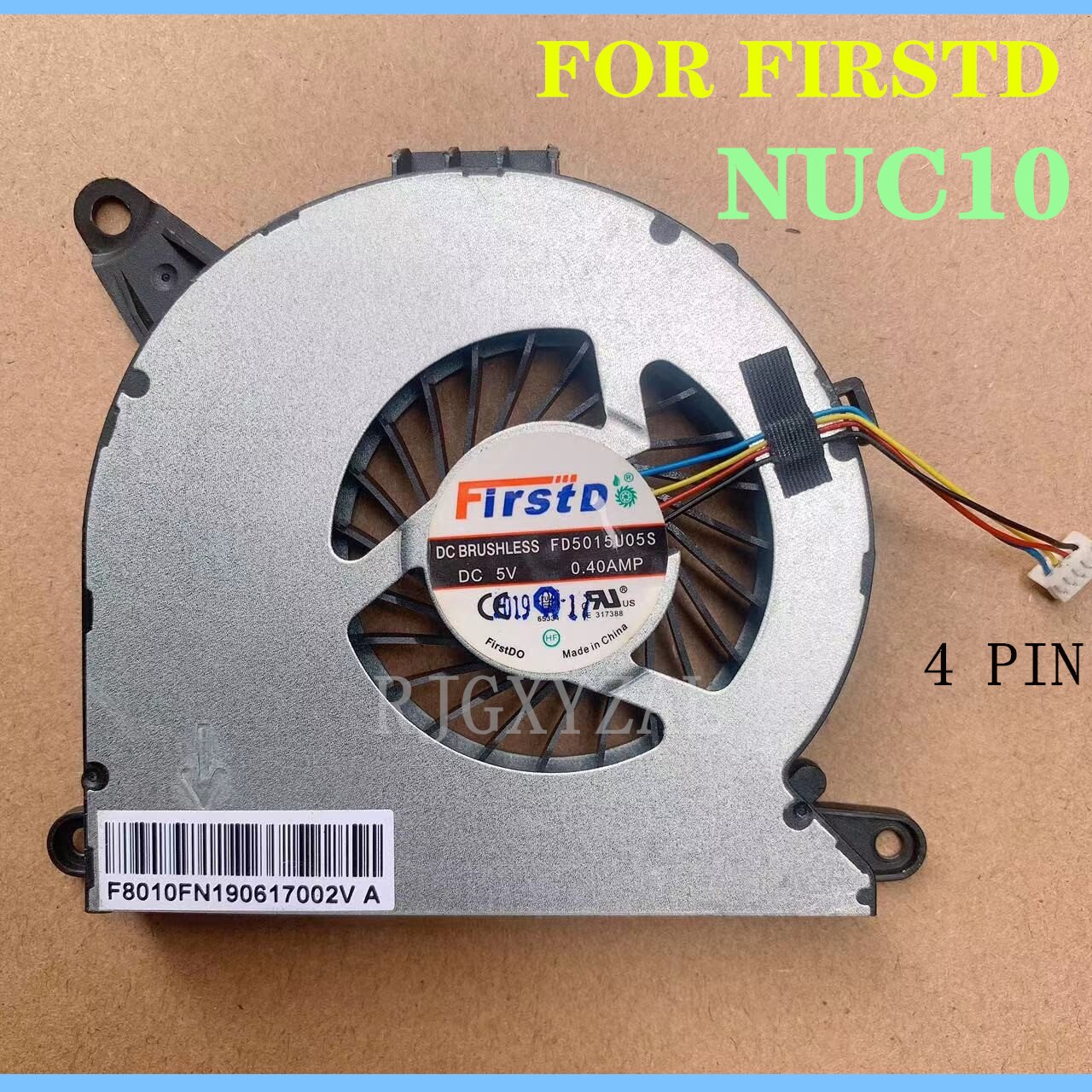 All-in-one Cooling Fan BAZB0808R5H BSC0805HA-00 DC5V D08008FN200330 for Intel NUC8i7BEH I3 I5 I7 NUC8 NUC10 Computer fans 4Pin: NUC10 fan for FIRSTD