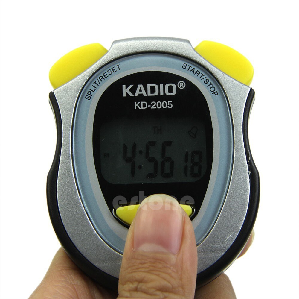 est Digital Handheld LCD Chronograph Timer Sports Stopwatch Counter