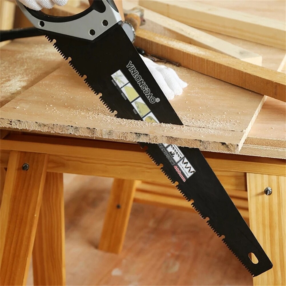 Steel Hand Saw 16/18/20 Inch Extra Long Blade HandSaw For Woodworking Cutting With Hard Teeth Folding Saw Handle Tool